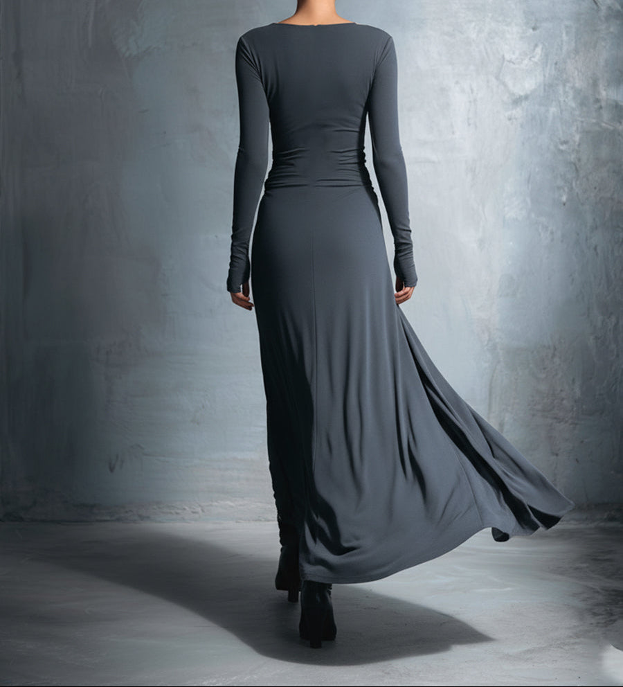Ilinca | Side Knot Maxi Dress