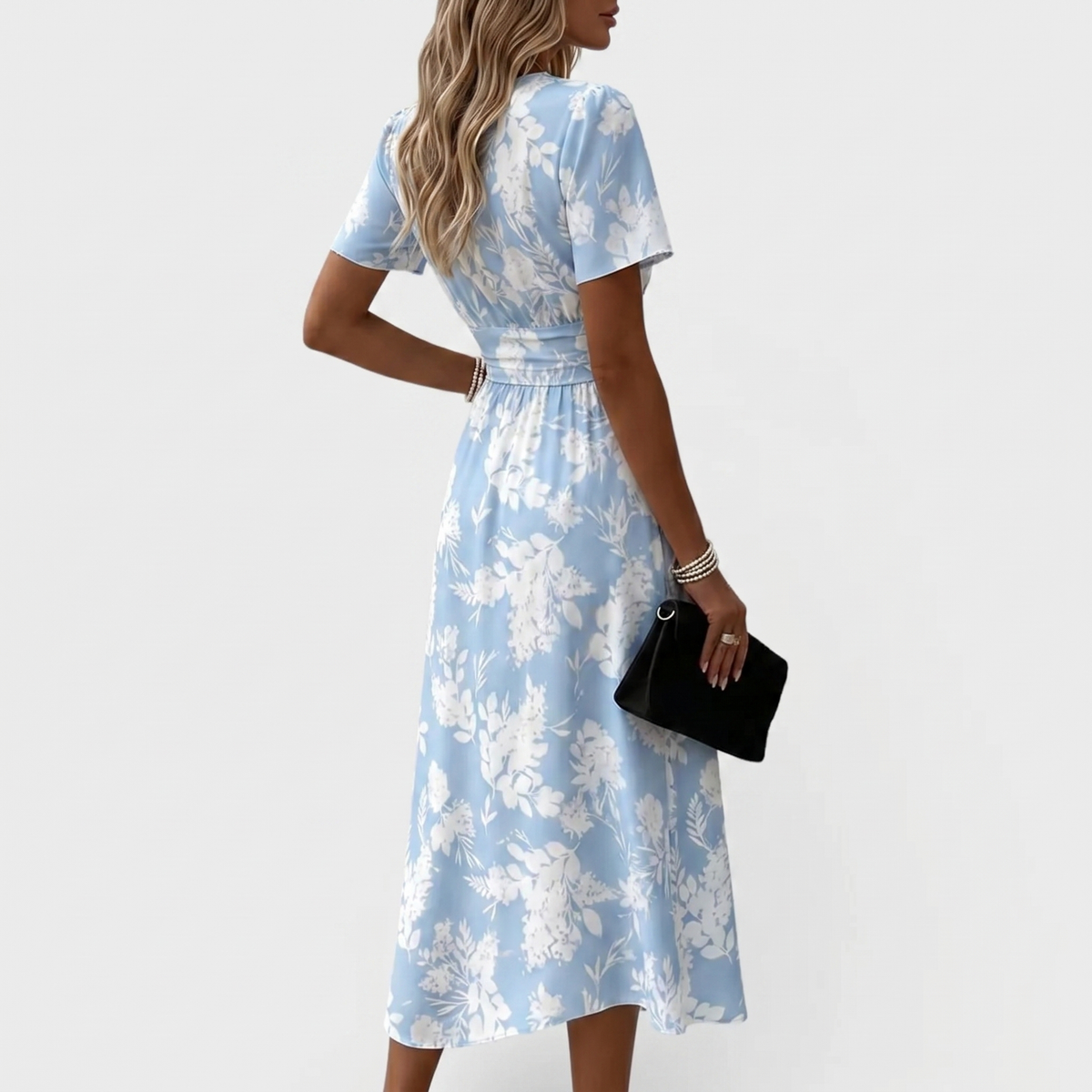 Dana | V-neck Elegant Midi Dress