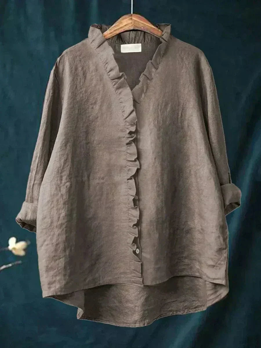 Eline | Elegant Linen Blouse