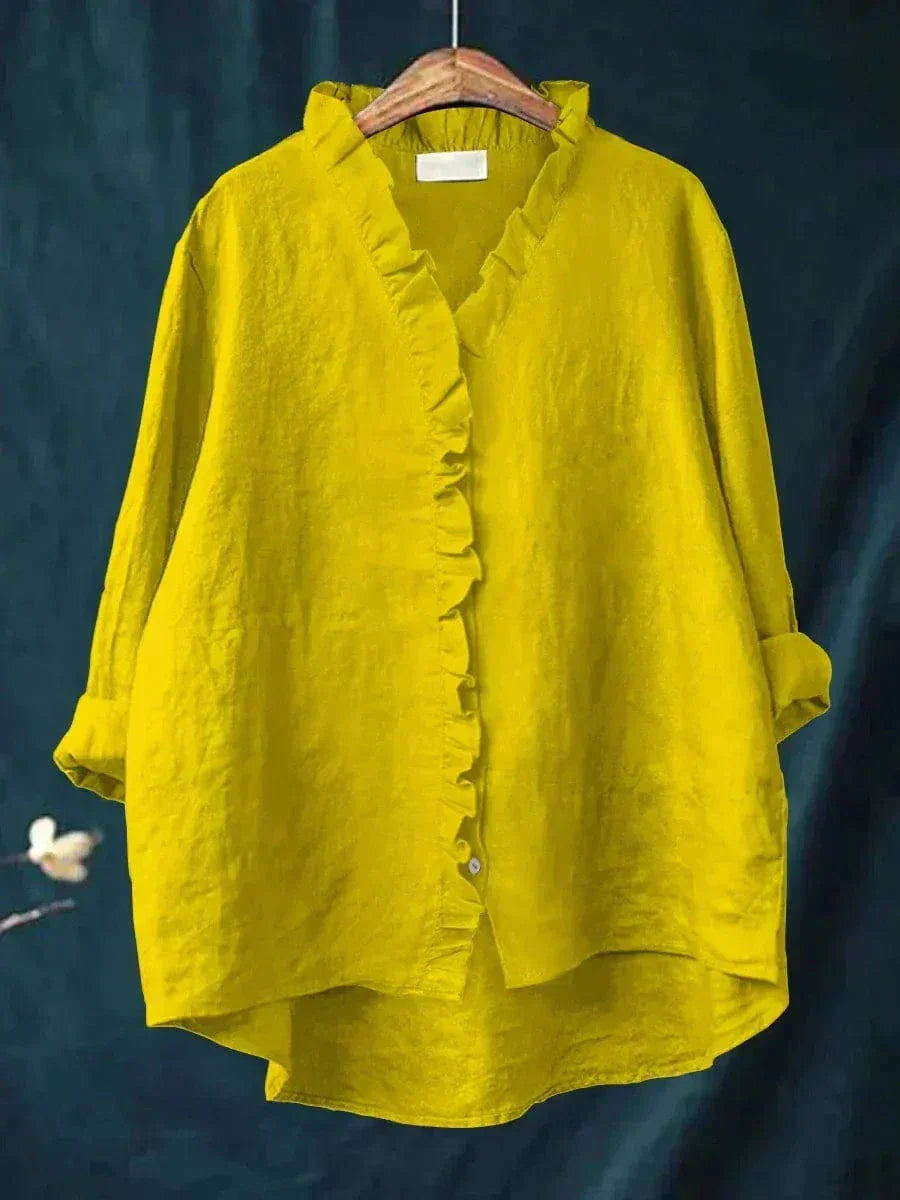 Eline | Elegant Linen Blouse