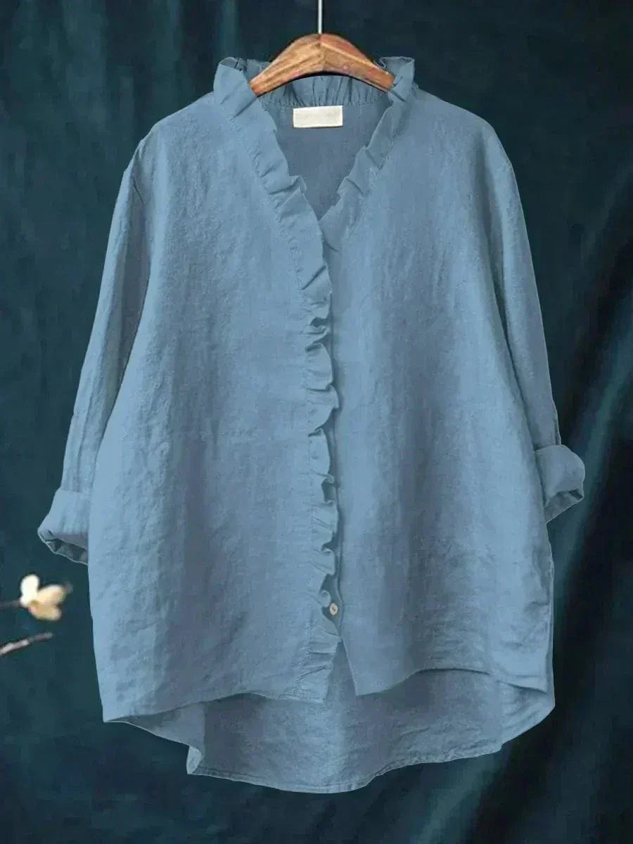 Eline | Elegant Linen Blouse