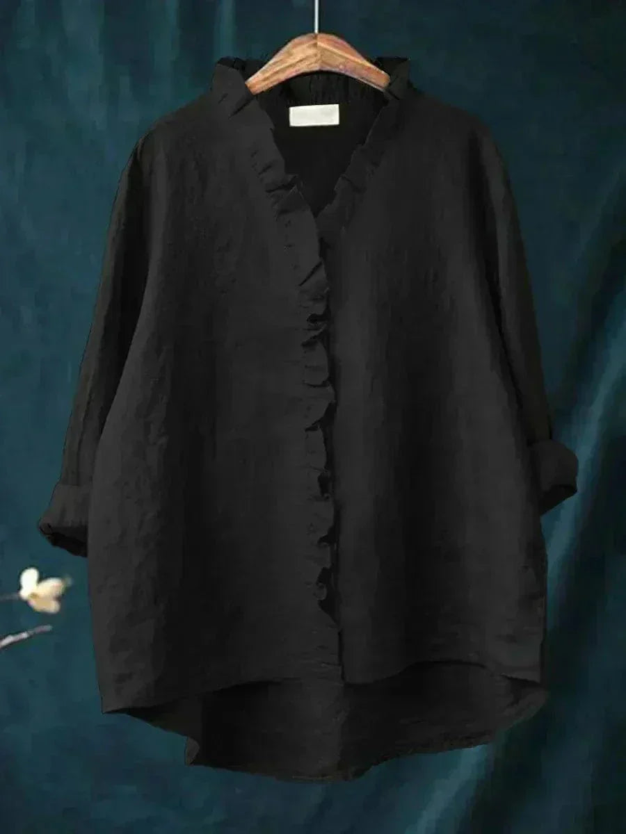 Eline | Elegant Linen Blouse