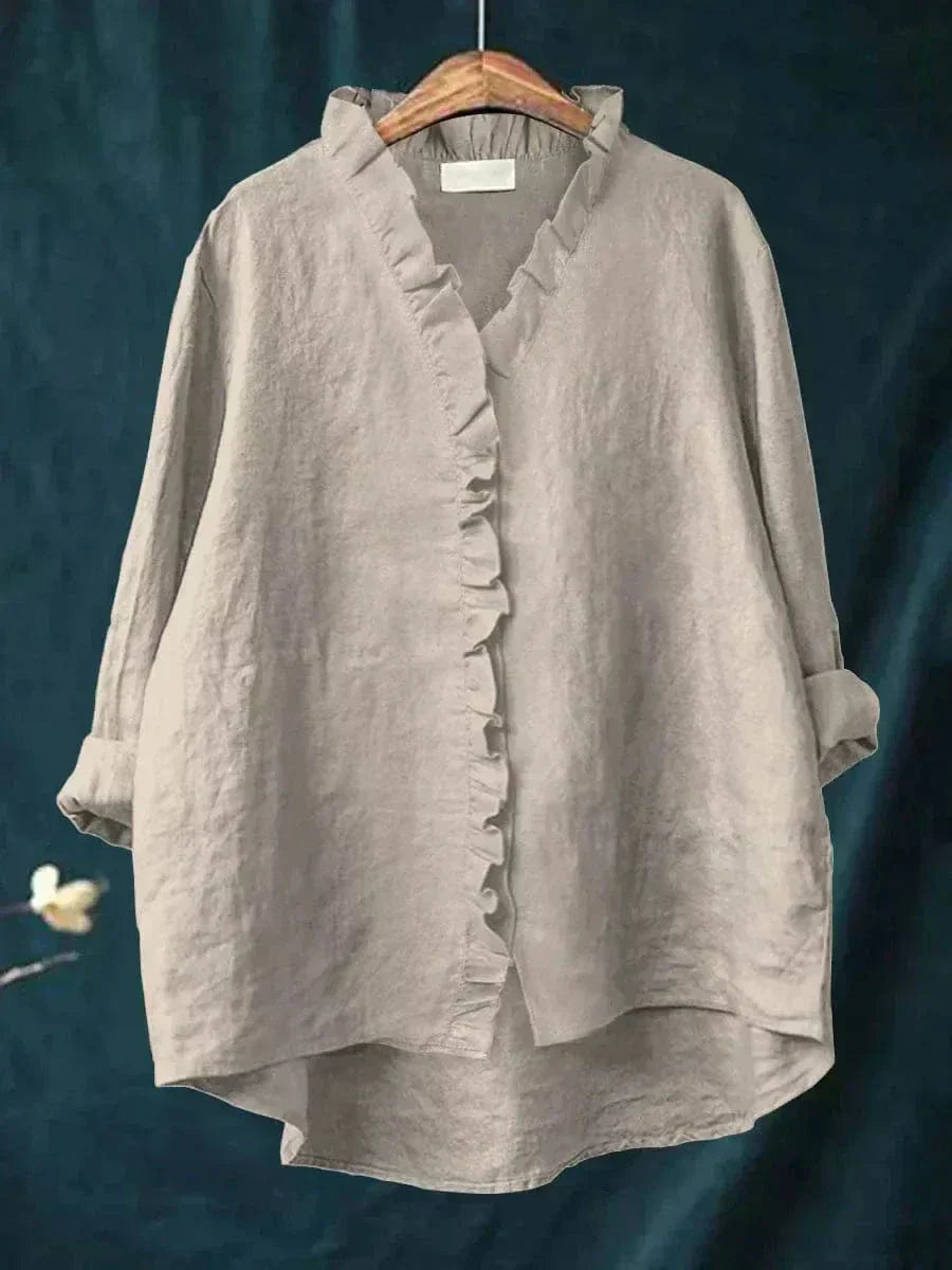 Eline | Elegant Linen Blouse