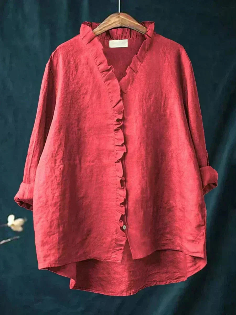 Eline | Elegant Linen Blouse