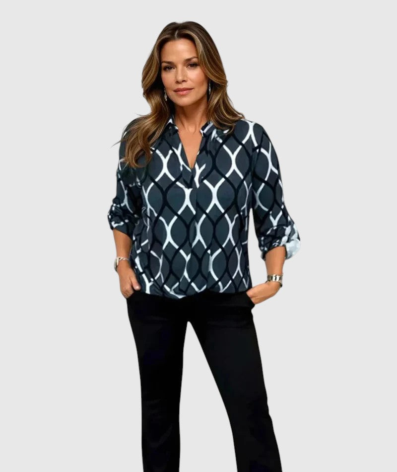 Noor – Graphic print blouse