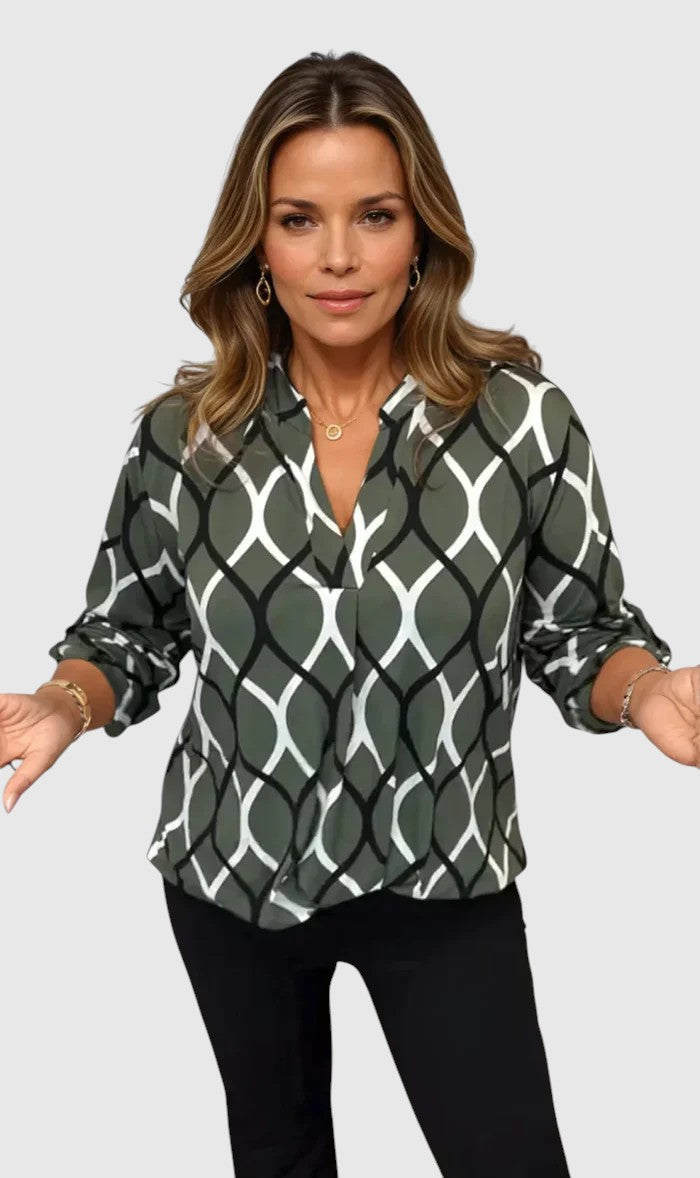 Noor – Graphic print blouse