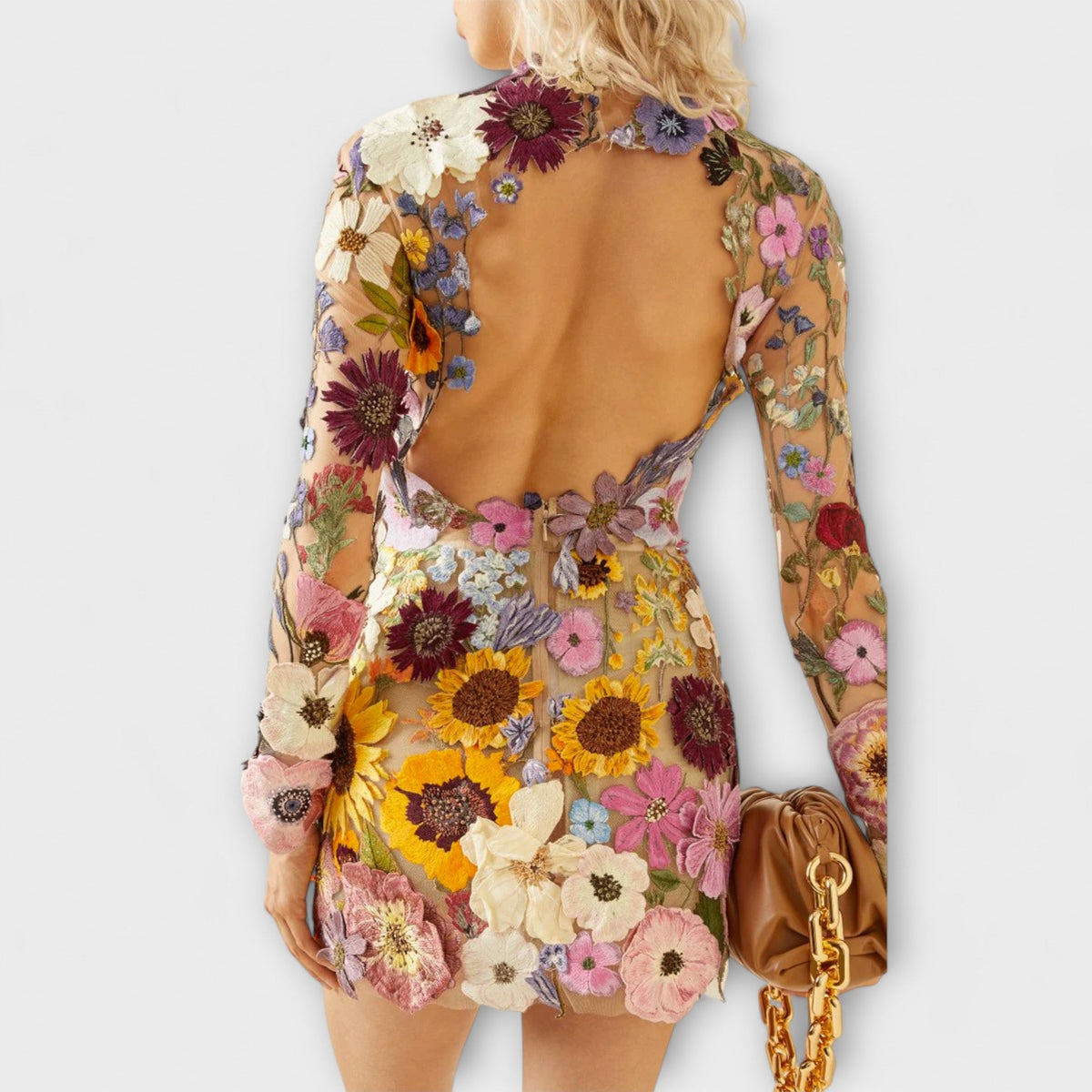 Dolores - 3D floral dress