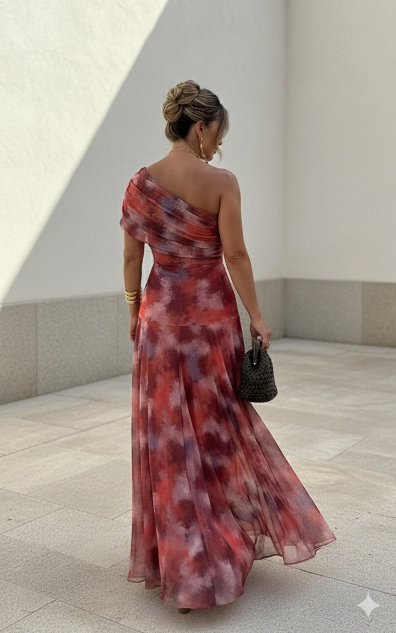 Uma - Long, Loose Dress with an Elegant Design