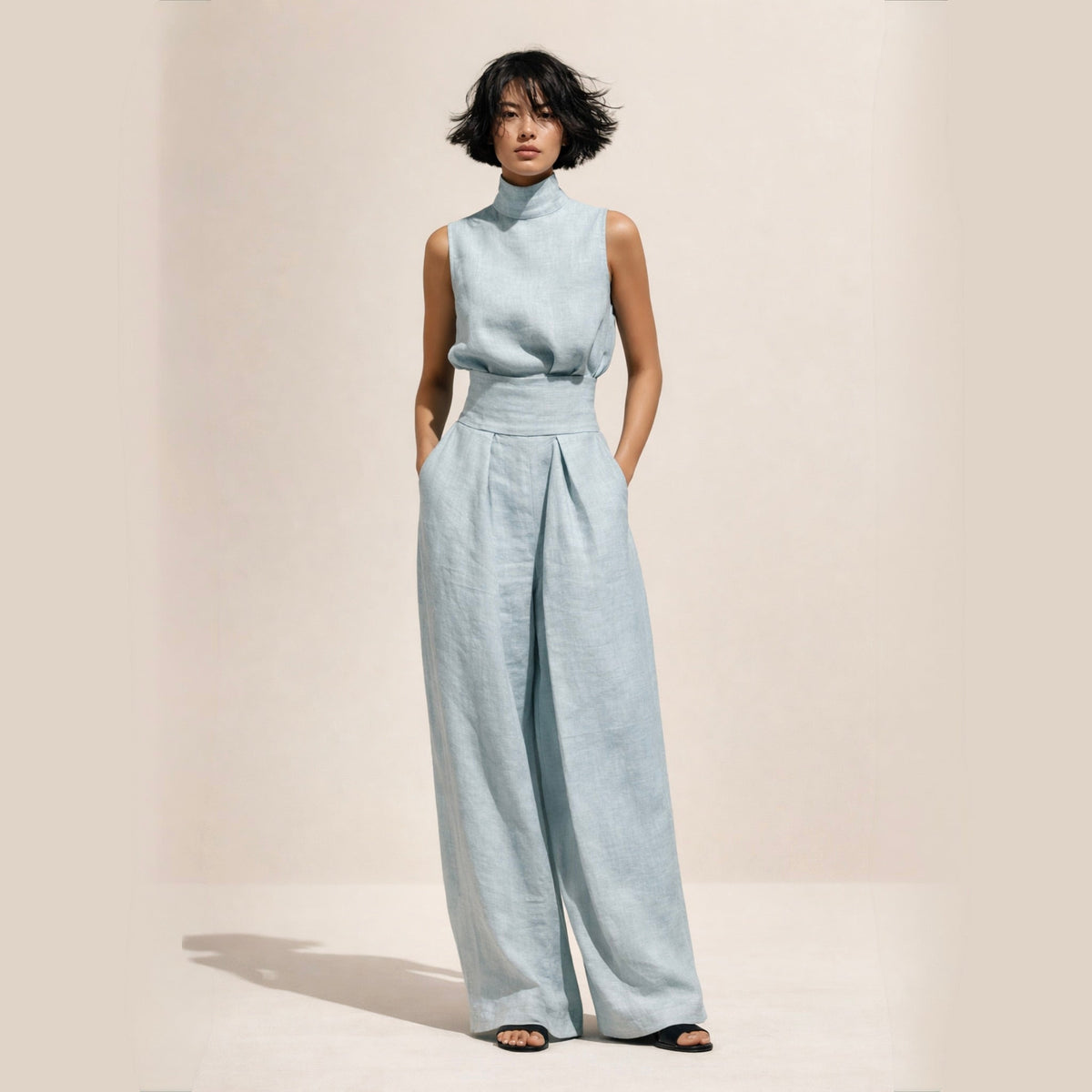 Elisa | Elegant High-Waisted Jumpsuit
