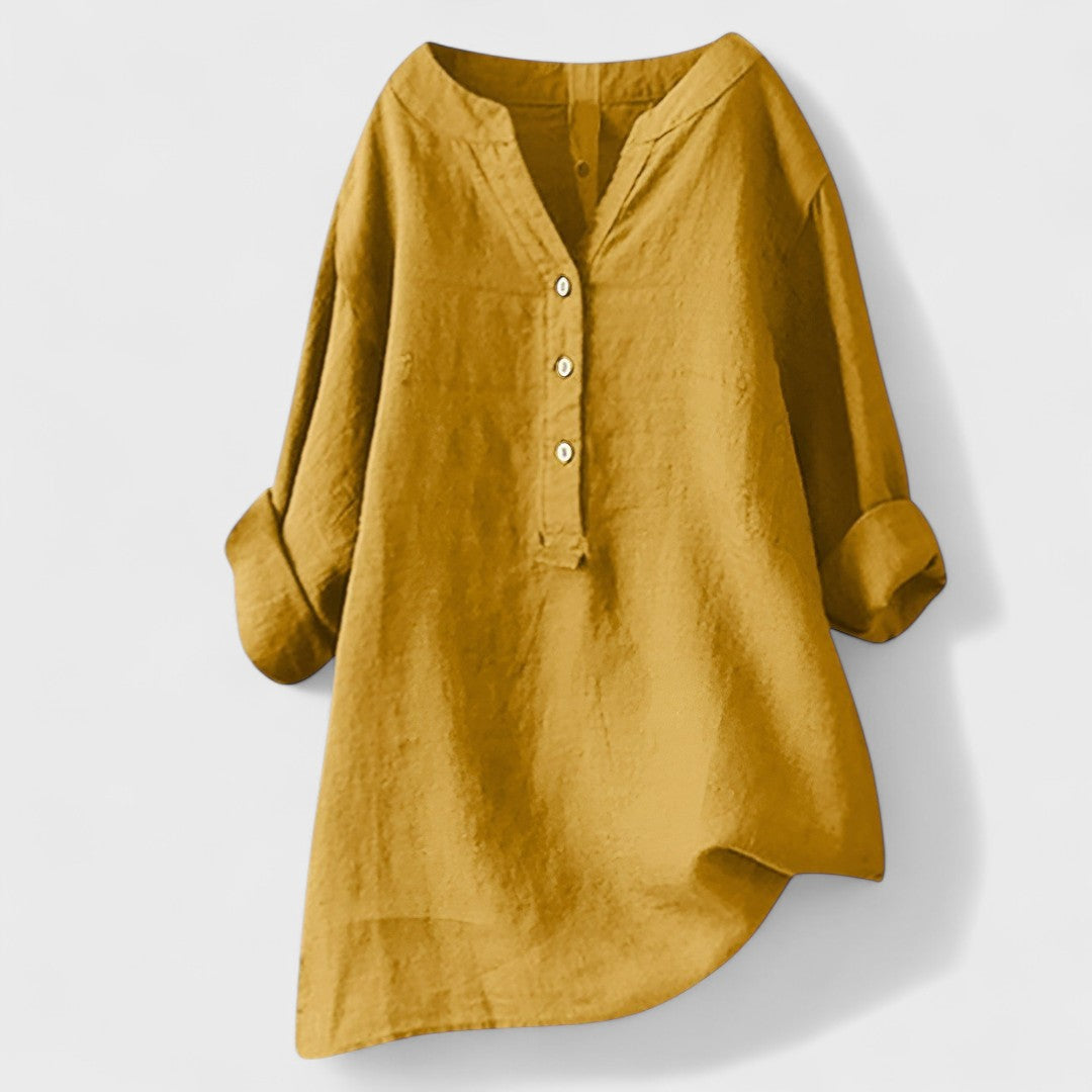 Freya – Comfortable Button-Up Shirt
