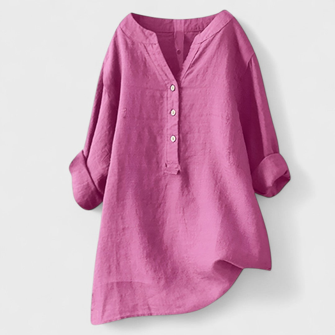 Freya – Comfortable Button-Up Shirt