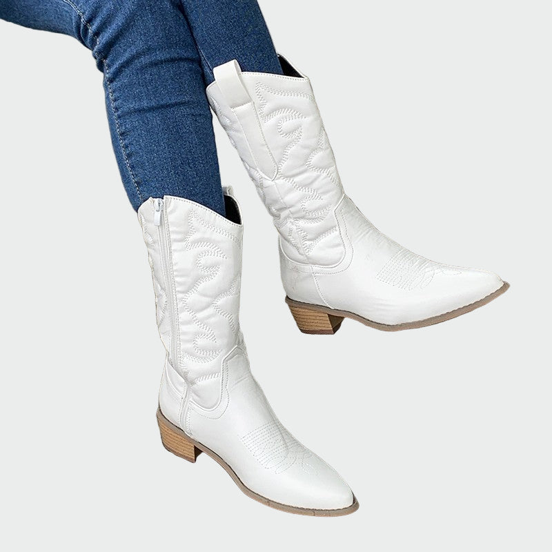 Fém cowboy csizma