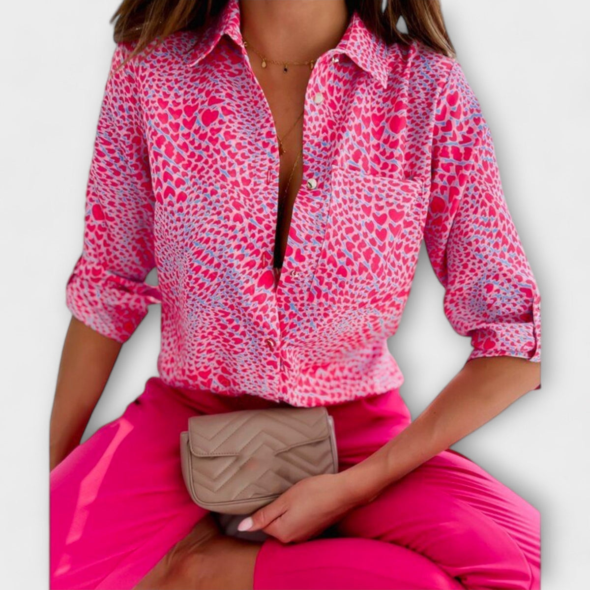 Classic collared blouse